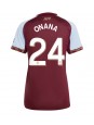 Aston Villa Amadou Onana #24 Hjemmedrakt Dame 2025-26 Korte ermer
